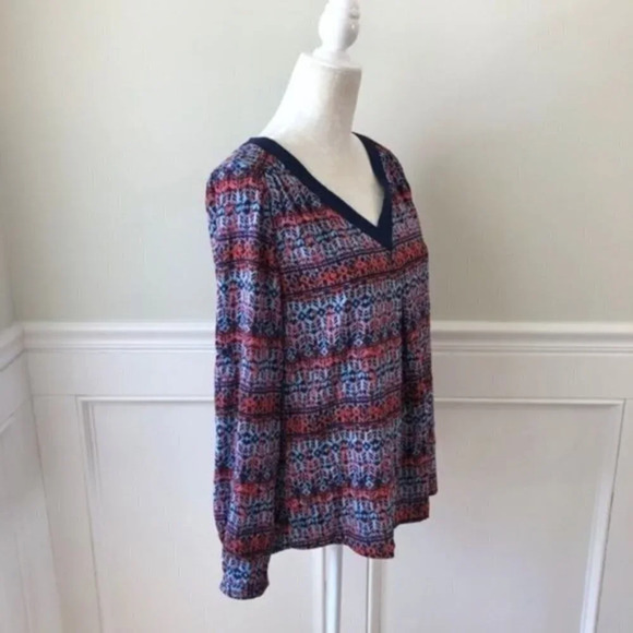 Stitch Fix 41Hawthorn V-neck Tab Sleeve Blouse Top S - Picture 5 of 6